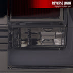 2004-2015 Nissan Titan LED Tail Lights with White LED Tube (Chrome Housing/Smoked Lens)