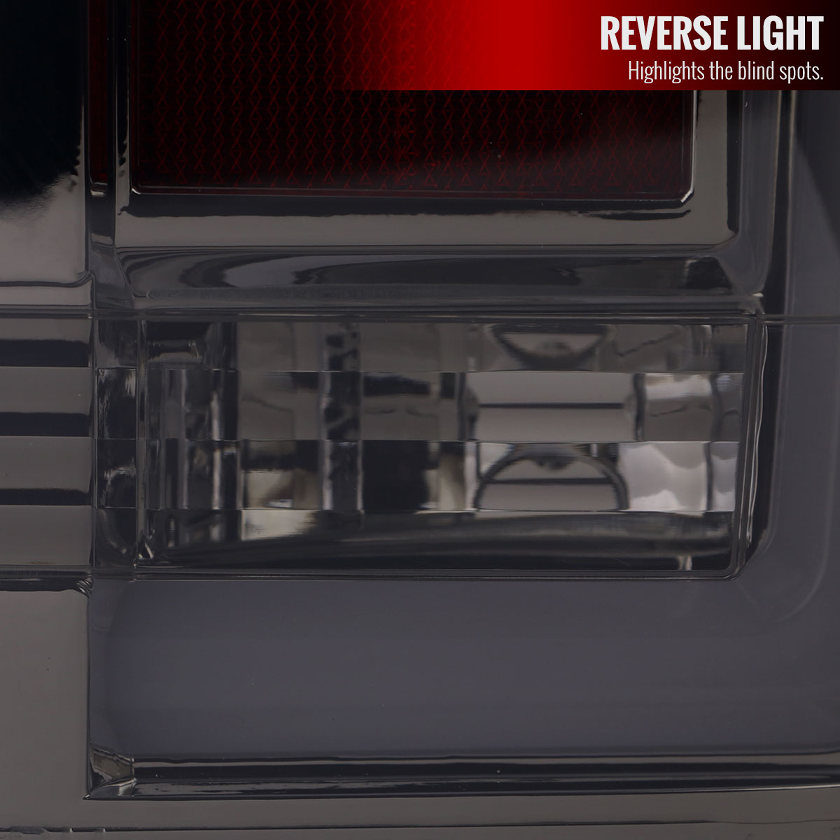 2004-2015 Nissan Titan LED Tail Lights with White LED Tube (Chrome Housing/Smoked Lens)