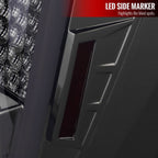 2004-2015 Nissan Titan LED Tail Lights with White LED Tube (Chrome Housing/Smoked Lens)