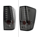 2004-2015 Nissan Titan LED Tail Lights (Chrome Housing/Smoked Lens)