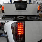 2004-2015 Nissan Titan LED Tail Lights (Chrome Housing/Smoked Lens)