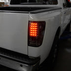 2004-2015 Nissan Titan LED Tail Lights (Chrome Housing/Smoked Lens)