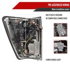 2004-2015 Nissan Titan LED Tail Lights (Chrome Housing/Smoked Lens)