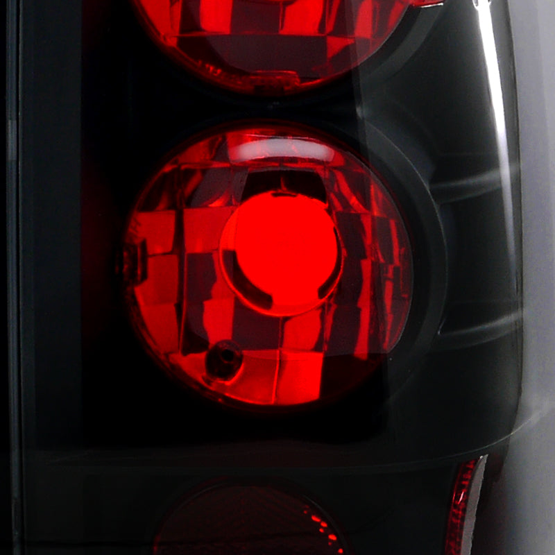 2004-2015 Nissan Titan Tail Lights (Matte Black Housing/Clear Lens)