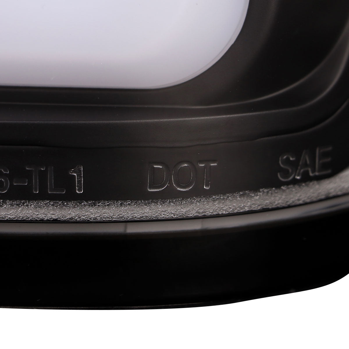 2004-2015 Nissan Titan LED Tail Lights with White LED Tube (Matte Black Housing/Clear Lens)