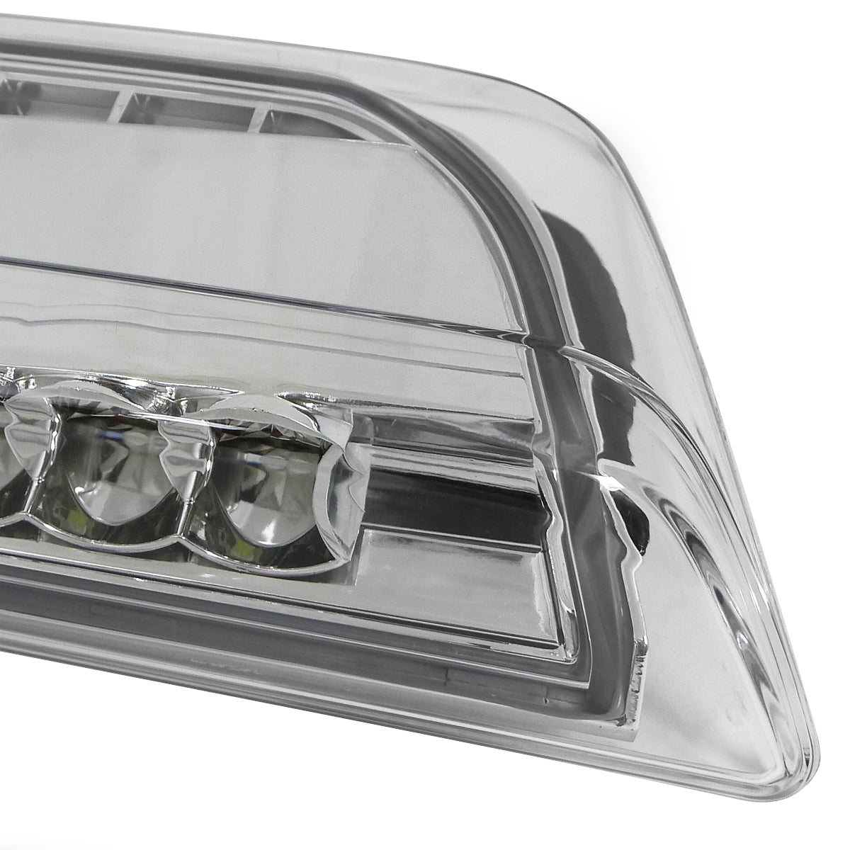 2004-2015 Nissan Titan LED 3rd Brake Light - CY (Chrome Housing/Clear Lens)