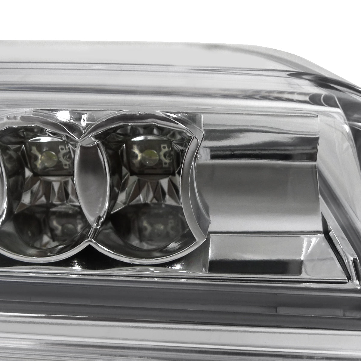 2004-2015 Nissan Titan LED 3rd Brake Light - CY (Chrome Housing/Clear Lens)