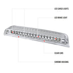 2004-2015 Nissan Titan LED 3rd Brake Light (Chrome Housing/Clear Lens)