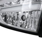 2010-2012 Hyundai Tucson LED Tail Lights (Chrome Housing/Clear Lens)