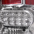 2007-2013 Toyota Tundra LED Tail Lights (Chrome Housing/Clear Lens)