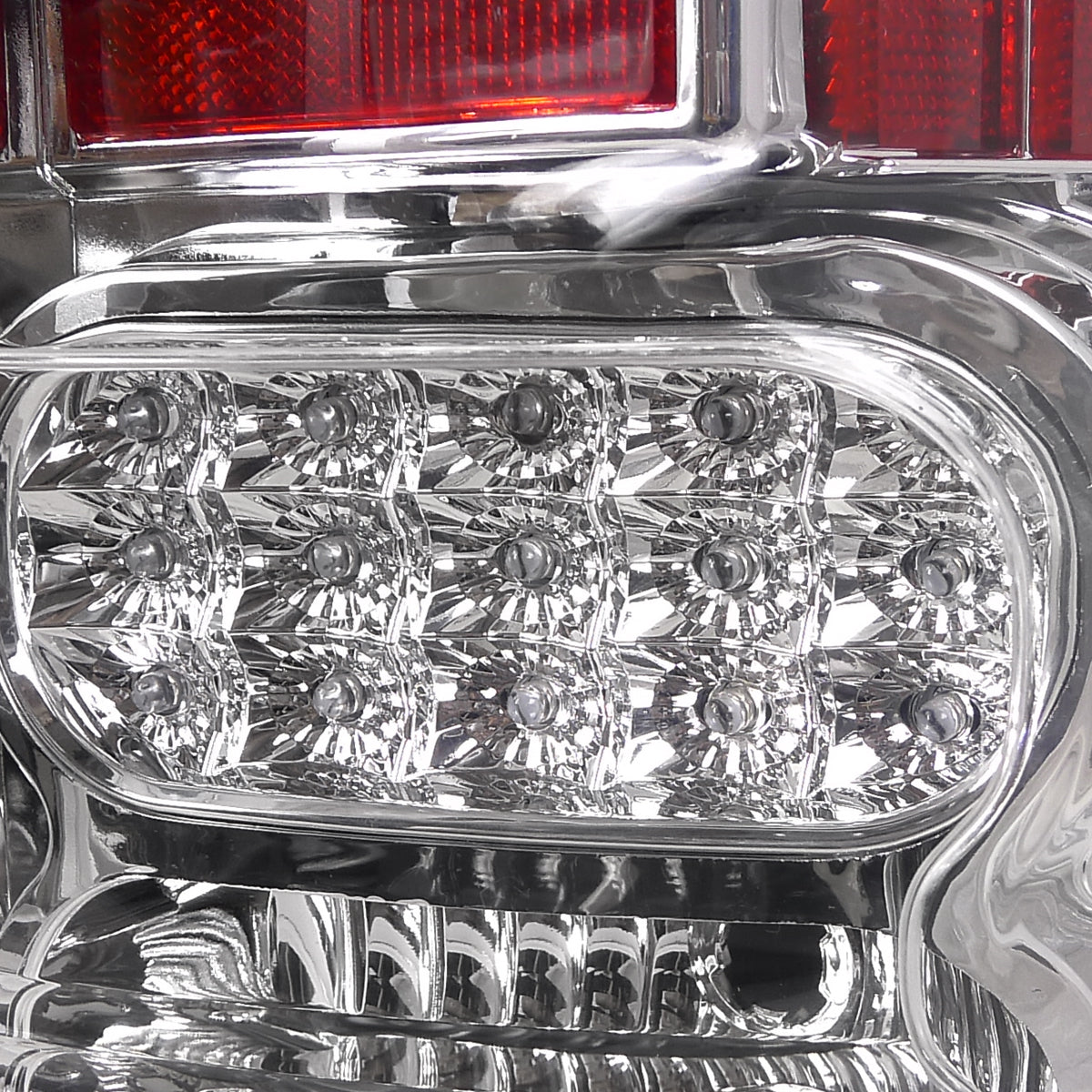 2007-2013 Toyota Tundra LED Tail Lights (Chrome Housing/Clear Lens)