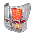 2007-2013 Toyota Tundra LED Tail Lights (Chrome Housing/Clear Lens)