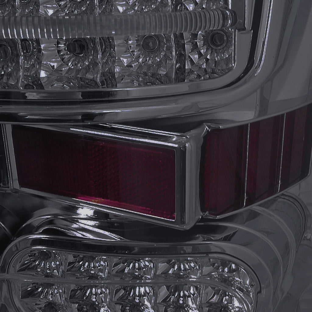 2007-2013 Toyota Tundra LED Tail Lights (Chrome Housing/Smoked Lens)