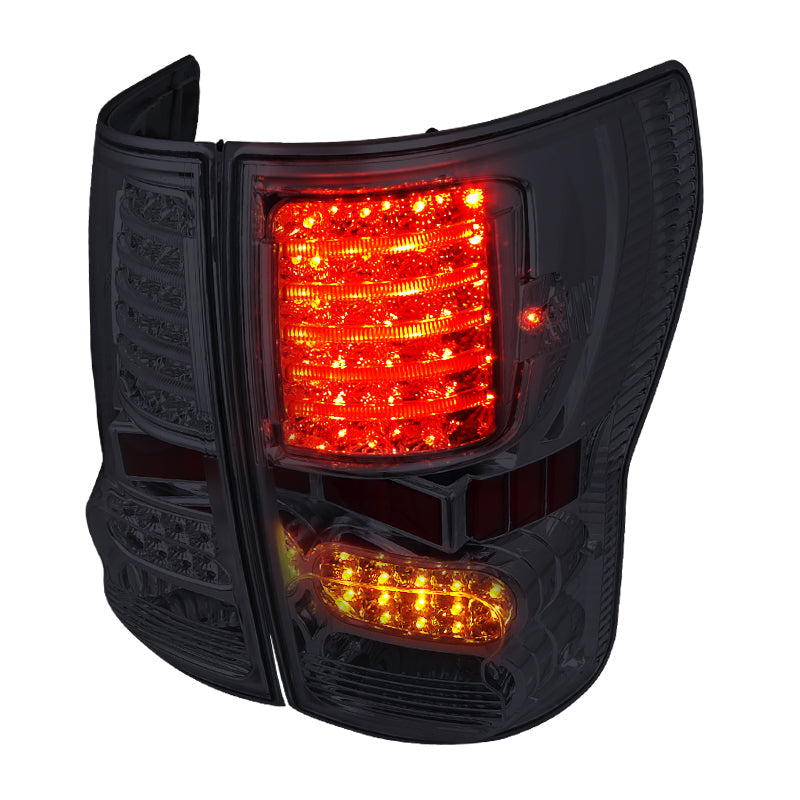 2007-2013 Toyota Tundra LED Tail Lights (Chrome Housing/Smoked Lens)