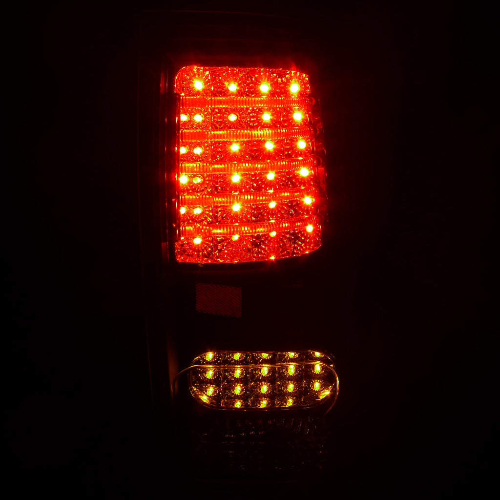 2007-2013 Toyota Tundra LED Tail Lights (Matte Black Housing/Clear Lens)