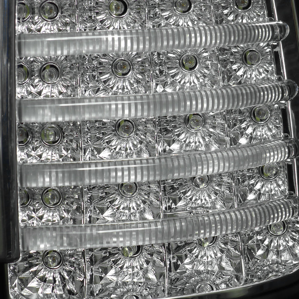 2007-2013 Toyota Tundra LED Tail Lights (Matte Black Housing/Clear Lens)