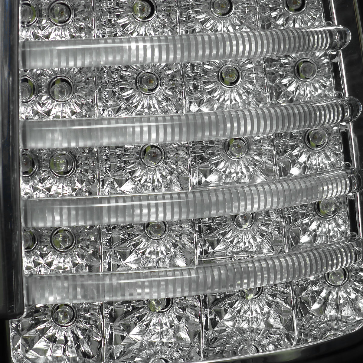 2007-2013 Toyota Tundra LED Tail Lights (Matte Black Housing/Clear Lens)