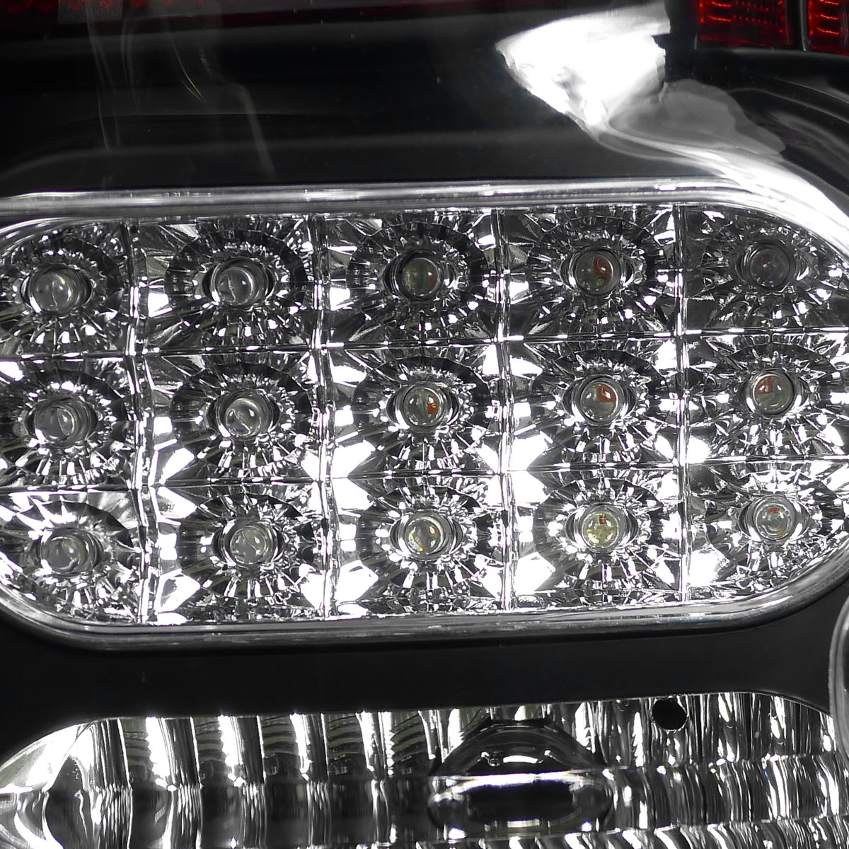 2007-2013 Toyota Tundra LED Tail Lights (Matte Black Housing/Clear Lens)
