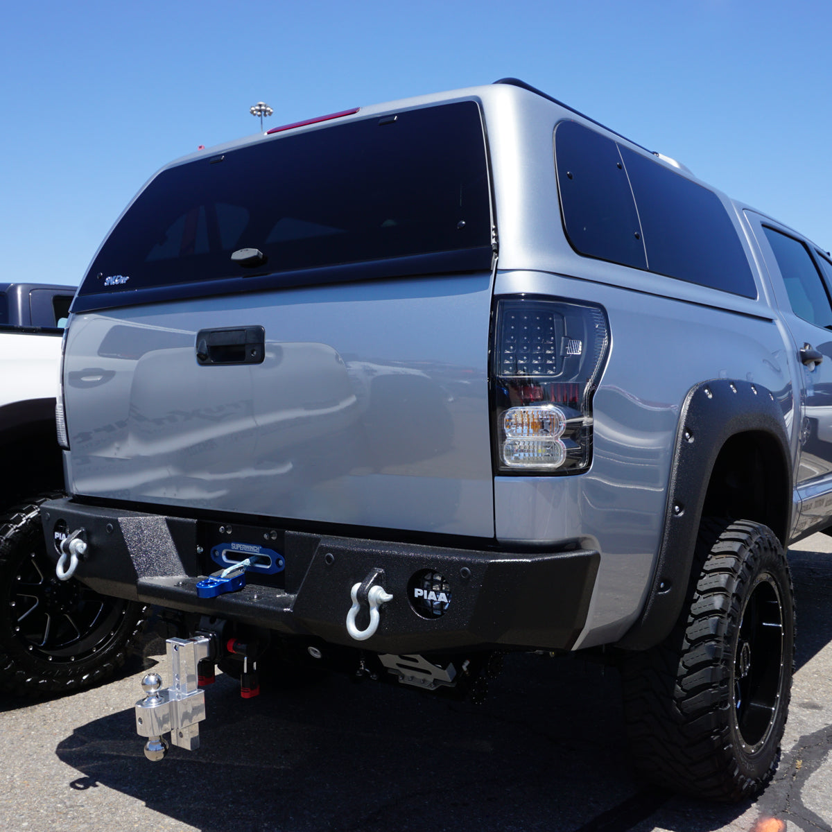2007-2013 Toyota Tundra LED Tail Lights (Matte Black Housing/Clear Lens)