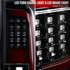 2014-2021 Toyota Tundra Sequential LED Tail Lights (Jet Black Housing/Clear Lens)