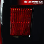 2014-2021 Toyota Tundra Sequential LED Tail Lights (Jet Black Housing/Clear Lens)