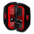 2014-2021 Toyota Tundra Sequential LED Tail Lights (Jet Black Housing/Clear Lens)