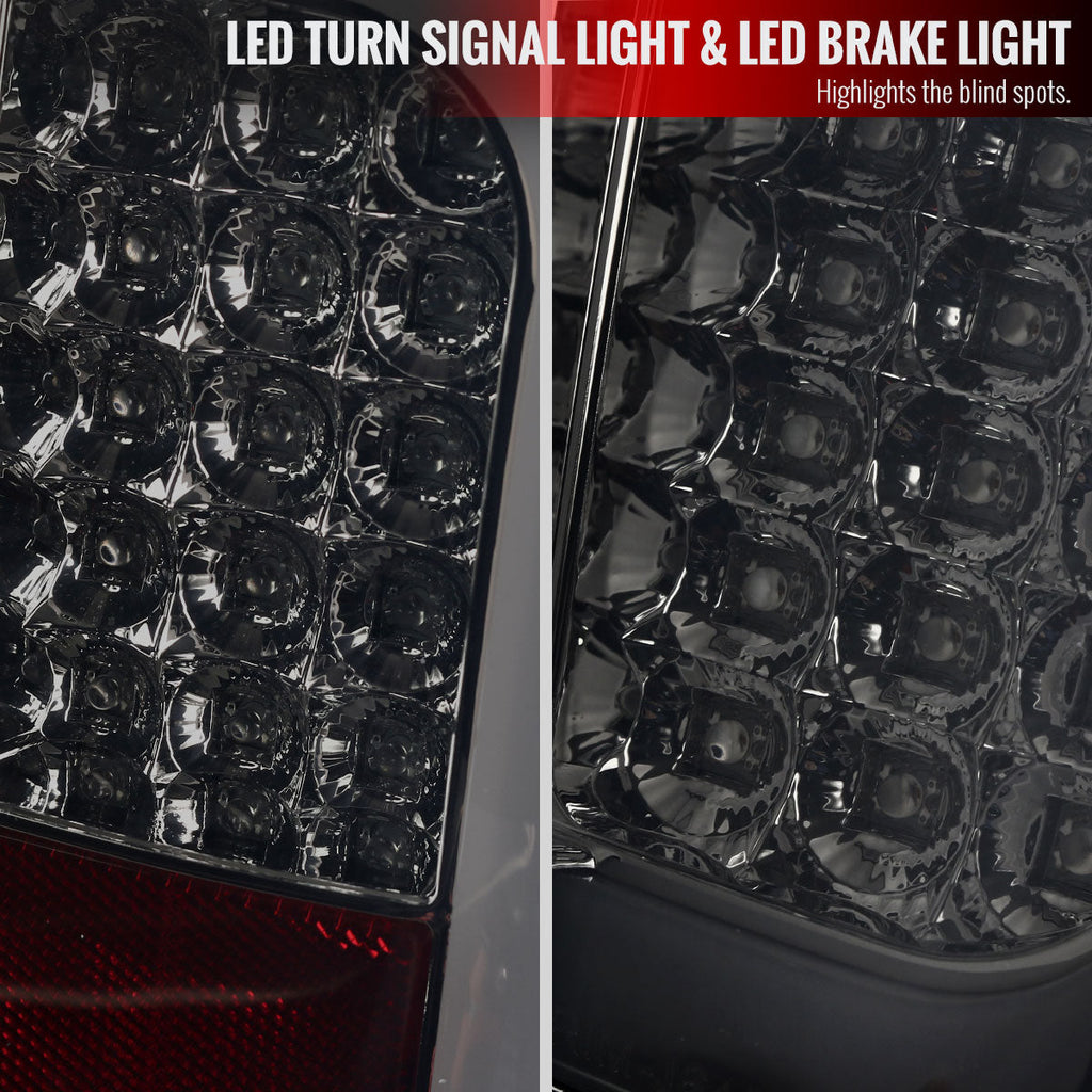 2014-2021 Toyota Tundra Sequential LED Tail Lights (Chrome Housing/Smoked Lens)