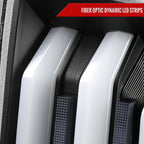 2014-2021 Toyota Tundra Facelift Style Full LED Tail Lights with Sequential Turn Signal (Matte Black Housing/Clear Lens)