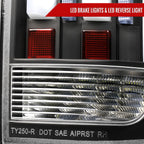 2014-2021 Toyota Tundra Facelift Style Full LED Tail Lights with Sequential Turn Signal (Matte Black Housing/Clear Lens)