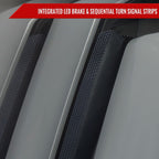 2014-2021 Toyota Tundra Facelift Style Full LED Tail Lights with Sequential Turn Signal (Matte Black Housing/Smoked Lens)