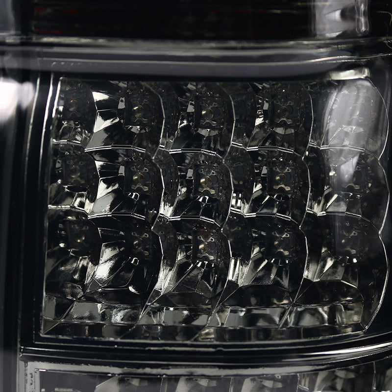 2000-2006 BMW E53 X5 LED Tail Lights - OZ (Chrome Housing/Smoked Lens)