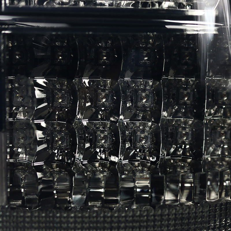 2000-2006 BMW E53 X5 LED Tail Lights - OZ (Chrome Housing/Smoked Lens)