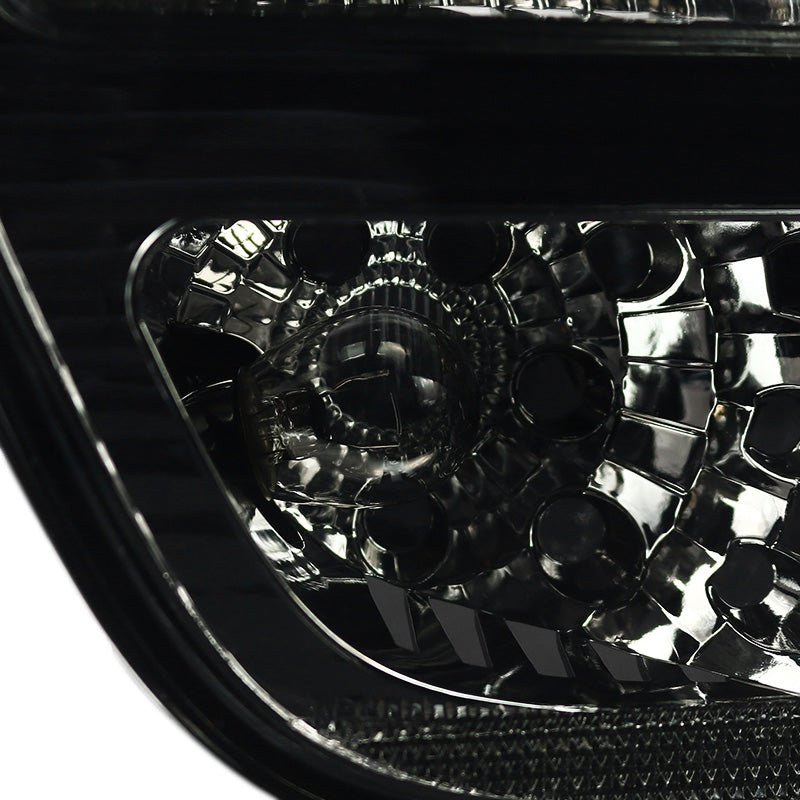 2000-2006 BMW E53 X5 LED Tail Lights - OZ (Chrome Housing/Smoked Lens)