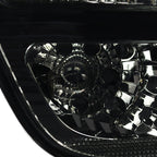 2000-2006 BMW E53 X5 LED Tail Lights - OZ (Chrome Housing/Smoked Lens)