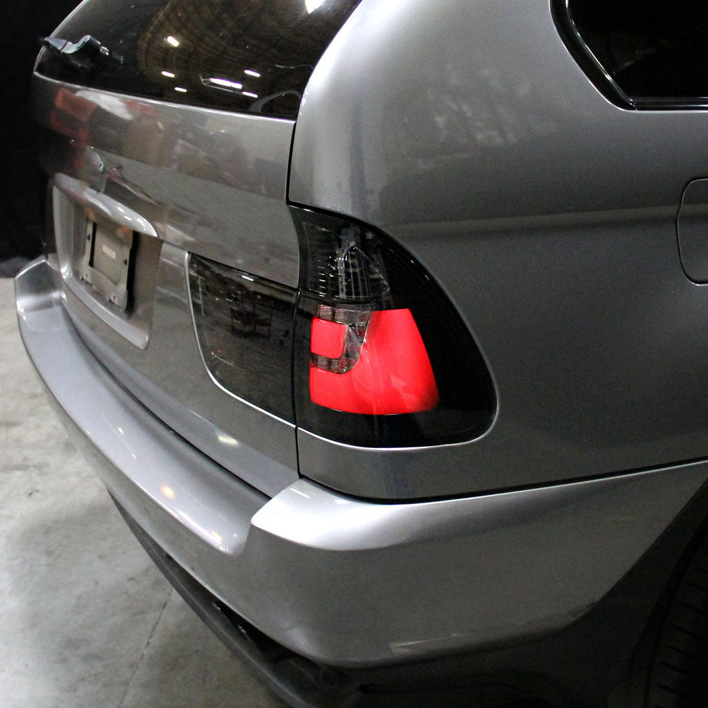 2000-2006 BMW E53 X5 LED Tail Lights (Chrome Housing/Smoked Lens)