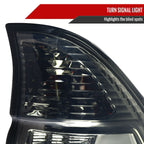 2000-2006 BMW E53 X5 LED Tail Lights (Chrome Housing/Smoked Lens)