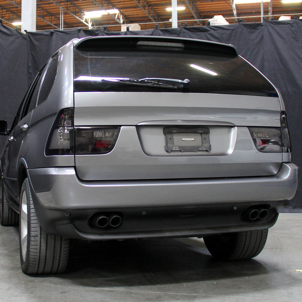 2000-2006 BMW E53 X5 LED Tail Lights (Chrome Housing/Smoked Lens)