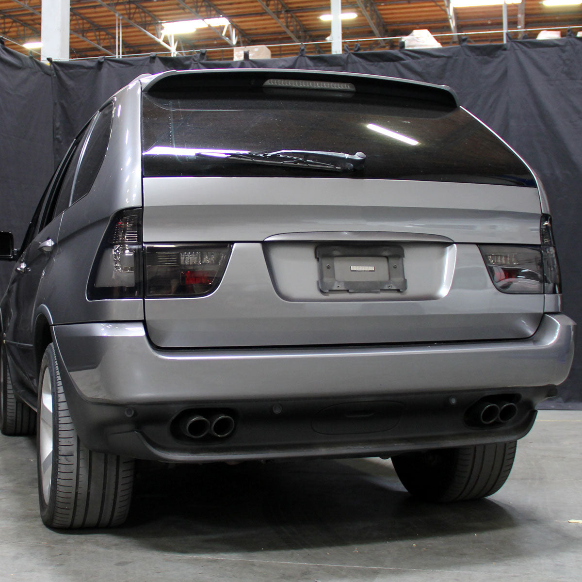 2000-2006 BMW E53 X5 LED Tail Lights (Chrome Housing/Smoked Lens)