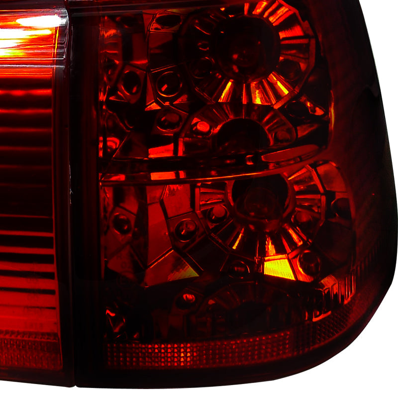 2000-2006 BMW E53 X5 Tail Lights - APC (Chrome Housing/Red Smoked Lens)