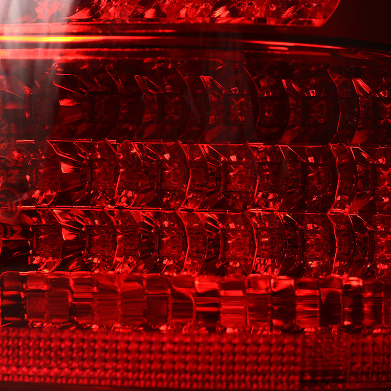2000-2006 BMW E53 X5 LED Tail Lights - OZ (Chrome Housing/Red Smoked Lens)