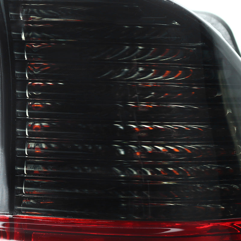 2000-2006 BMW E53 X5 LED Tail Lights - OZ (Chrome Housing/Red Smoked Lens)