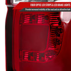 2000-2006 BMW E53 X5 LED Tail Lights (Chrome Housing/Red Lens)