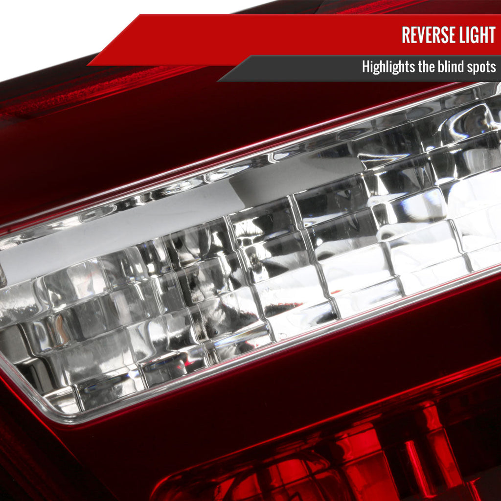 2000-2006 BMW E53 X5 LED Tail Lights (Chrome Housing/Red Lens)