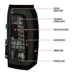 2015-2020 GMC Yukon/Yukon XL Denali SLE/SLT LED Tail Lights (Glossy Black Housing/Smoked Lens)