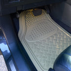 Universal PVC Rubber Floor Mats - 3PC (Beige)