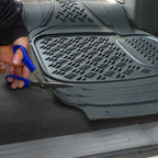 Universal PVC Rubber Floor Mats - 3PC (Black)