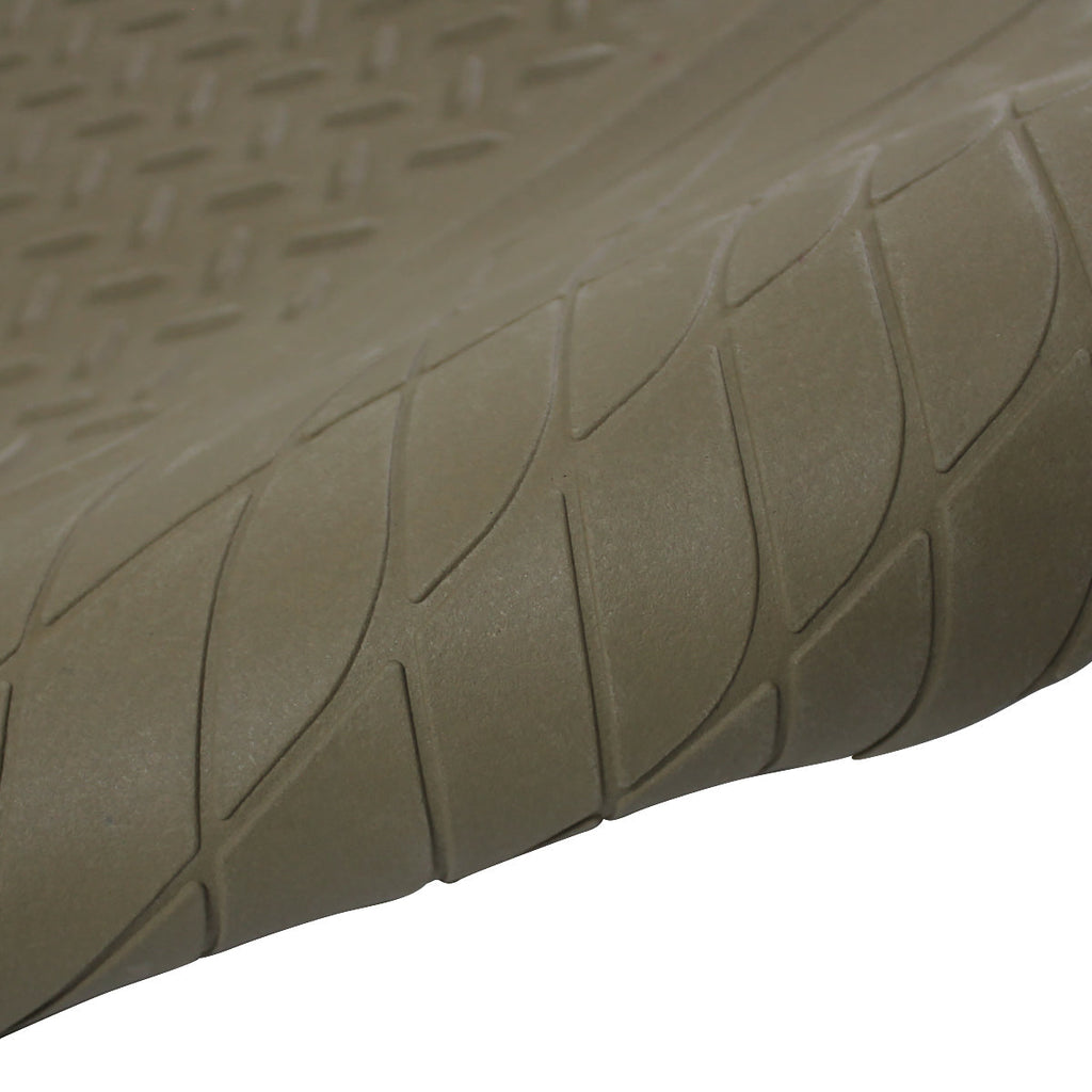 Universal PVC Rubber Floor Mats - 4PC (Beige)