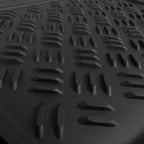 Universal PVC Rubber Floor Mats - 4PC (Black)