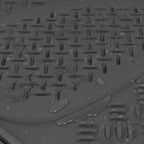 Universal PVC Rubber Non-Slip Floor Mats - 4PC (Gray)