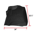 2007-2013 Chevrolet Silverado/Tahoe/Suburban/Avalanche GMC Sierra/Yukon All Weather Heavy Duty PVC Rubber Front Floor Mats - 2PC